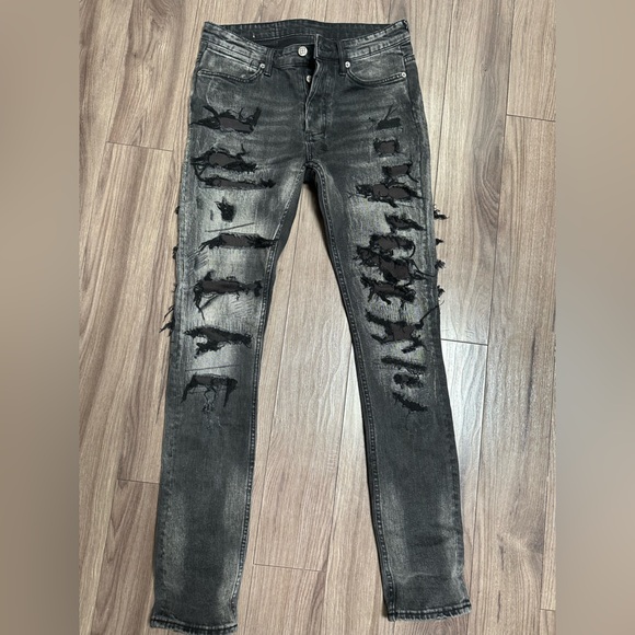 Distressed Black Ksubi Jeans - Picture 2 of 4